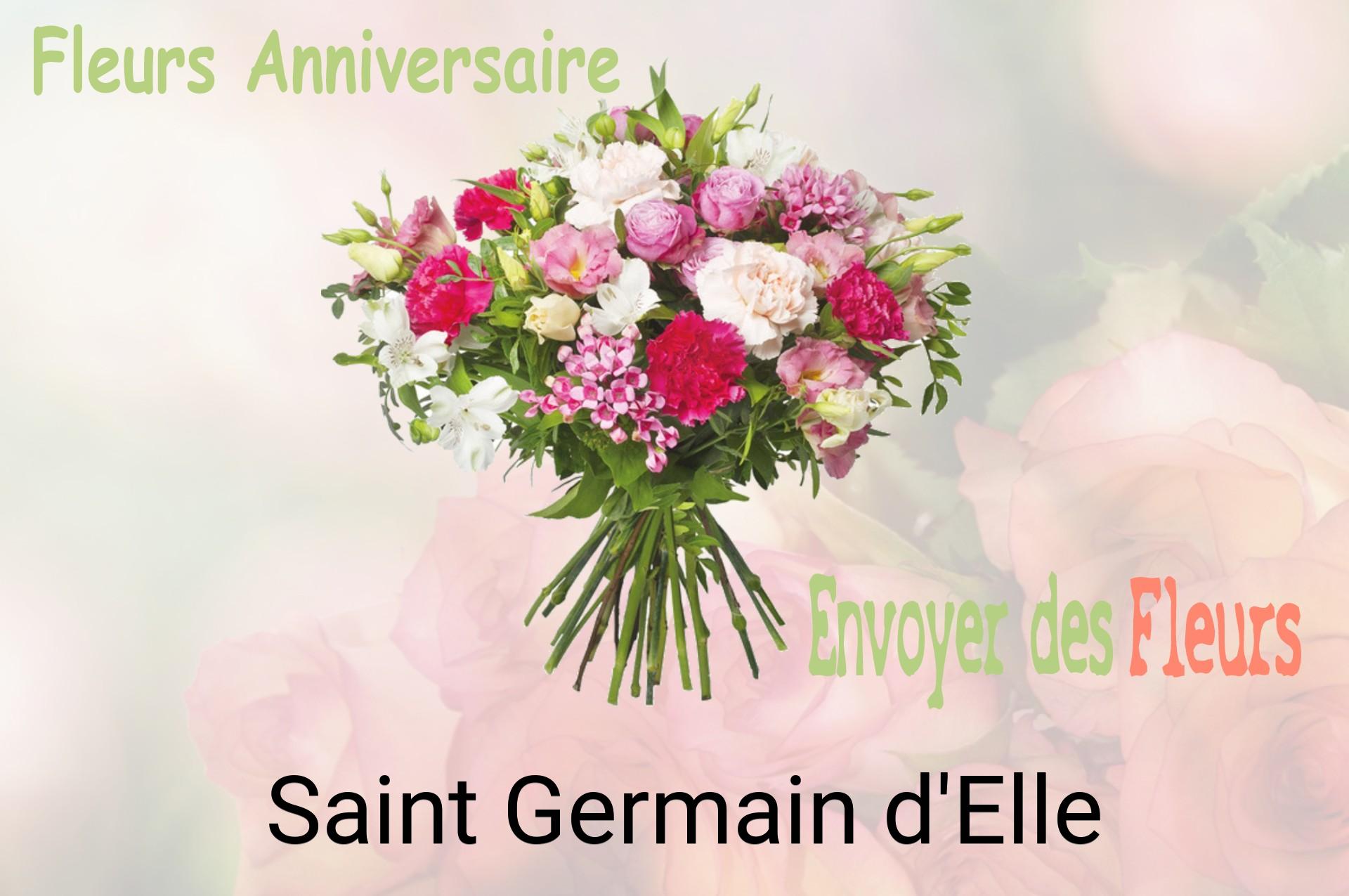 Bouquet de fleurs d’anniversaire livré à Saint-Germain-d'Elle